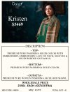 Kristen 5469 By Ganga Pure Pashmina Dress Material